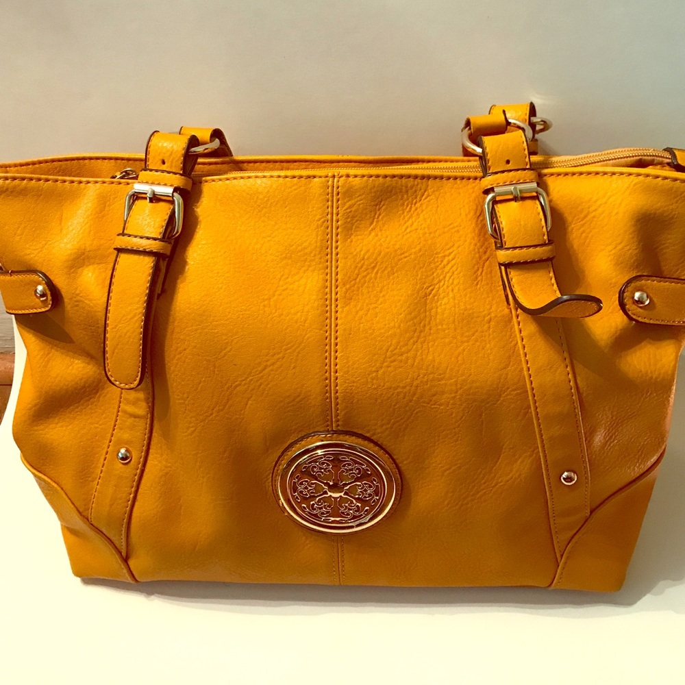 Mustard color shoulder bag