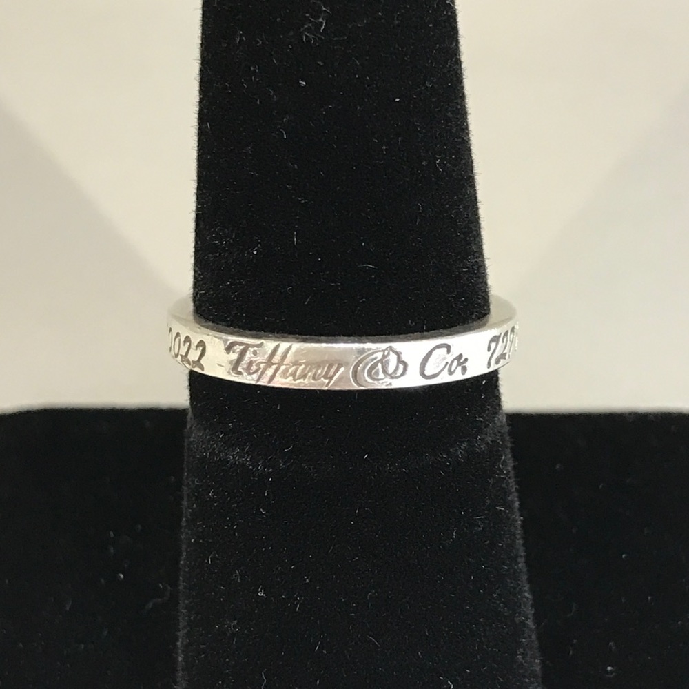 Tiffany & Co. Notes Band Sterling Silver