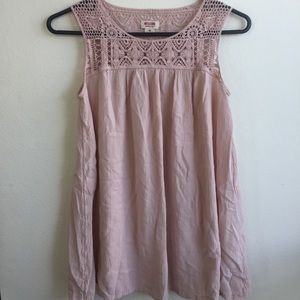 Light pink laced baby doll top