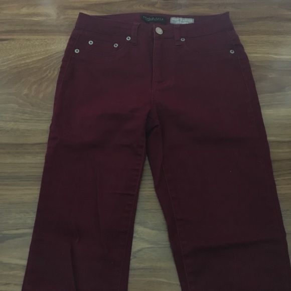 Maroon skinny jeans - Picture 2 of 6