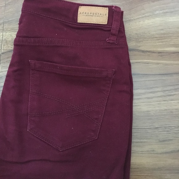 Maroon skinny jeans - Picture 4 of 6