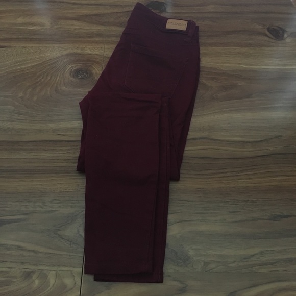 Maroon skinny jeans - Picture 5 of 6