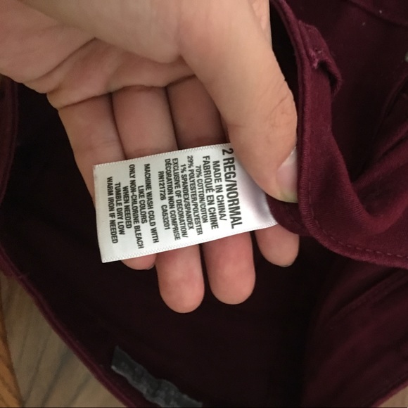 Maroon skinny jeans - Picture 6 of 6