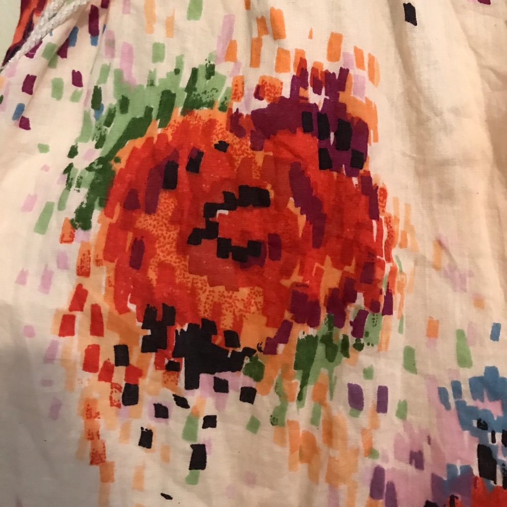 Angie floral print racerback drawstring dress. - Picture 4 of 6