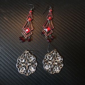 Two pairs of earrings from Maurice's
