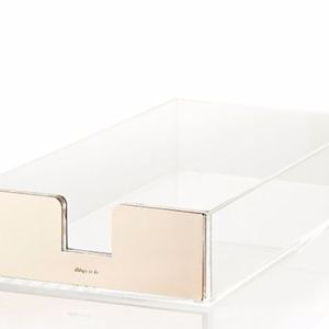 Kate Spade strike gold desk tray