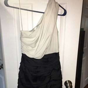 Express dress black and ivory size 0