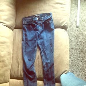 Express blue jeans skinny
