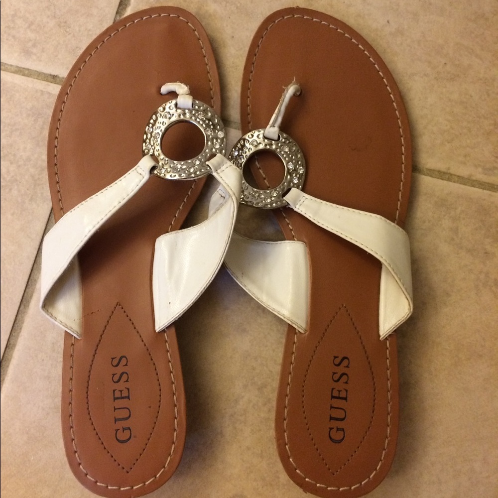 GUESS sandals size 10! Could fit a 9! Barely worn!