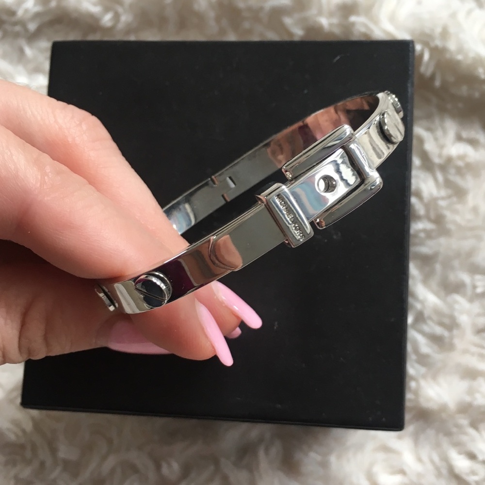 Michael Kors Silver Buckle Bracelet