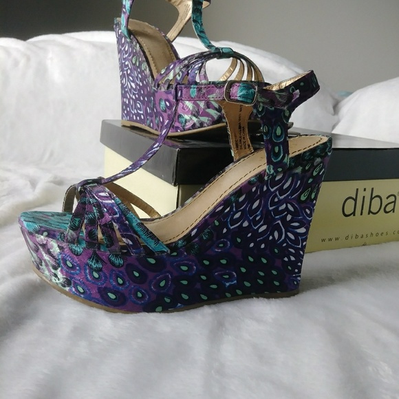 Peacock platform wedges by Diba - Picture 2 of 8