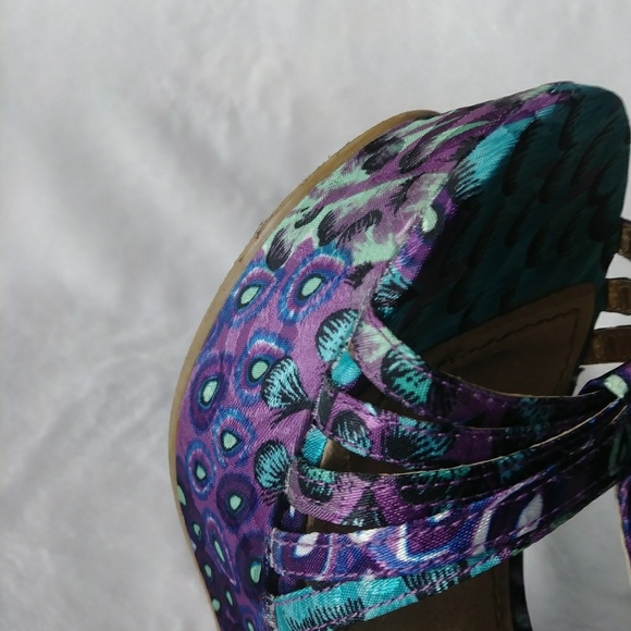 Peacock platform wedges by Diba - Picture 5 of 8