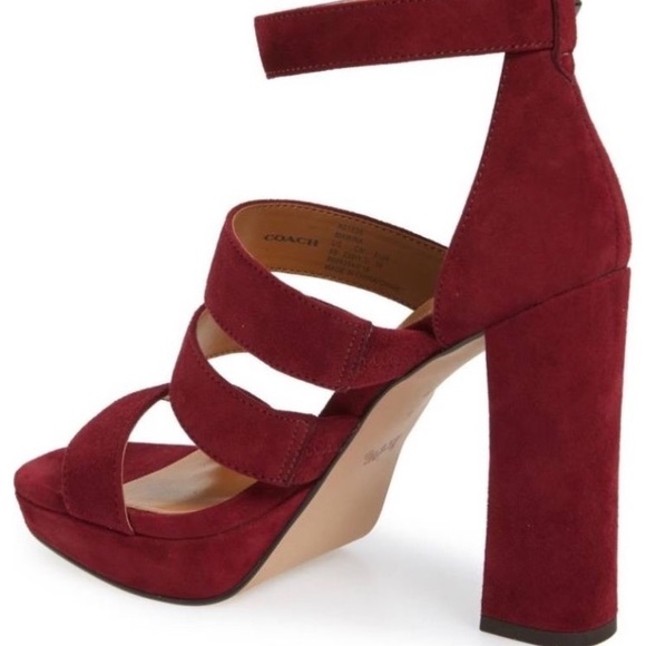 Coach 'Marina' Strappy Platform Sandals, New, 8.5 - Picture 3 of 4