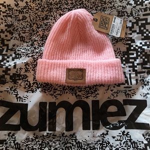 Dark Seas blush color beanie