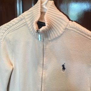 Ralph Lauren Sport Cream Sweater Size Medium