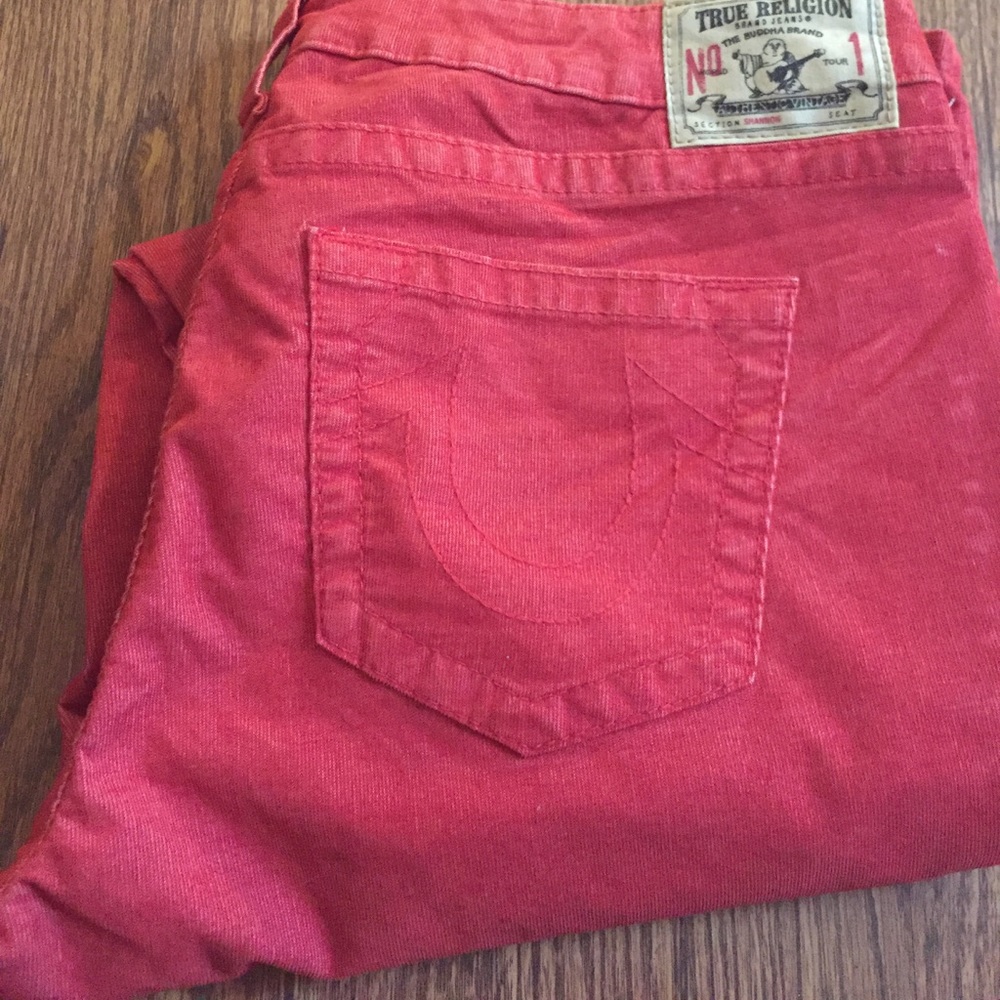 True Religion Red Pants