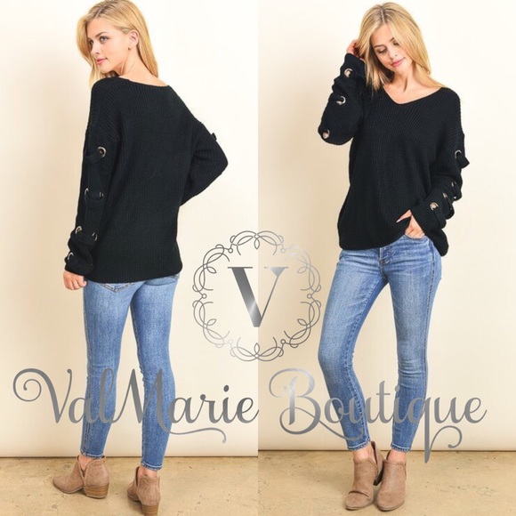 Grommet Loop Sweater - Picture 2 of 3