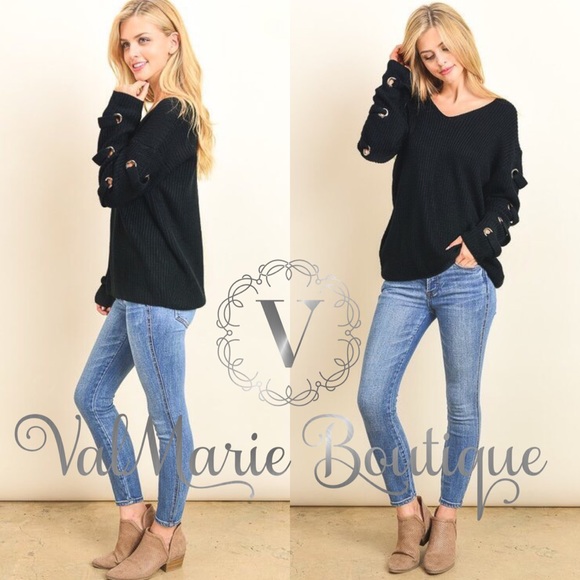 Grommet Loop Sweater - Picture 3 of 3