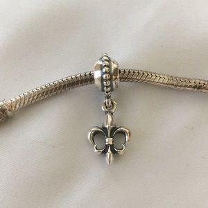 Pandora Fleur de Lis dangle charm