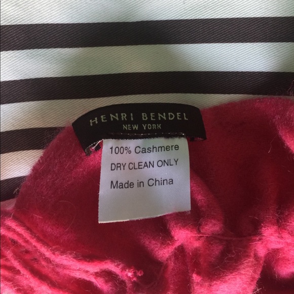 Henri Bendel 100% Cashmere Scarf - Picture 3 of 3