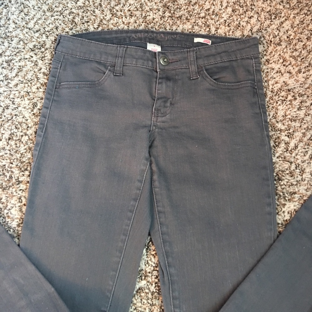 Gray super skinny jeans!
