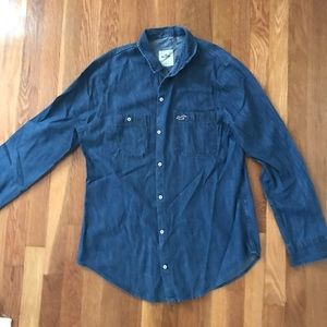 Hollister Dark Wash Jean Button Down