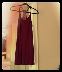 Purple racer back nightgown