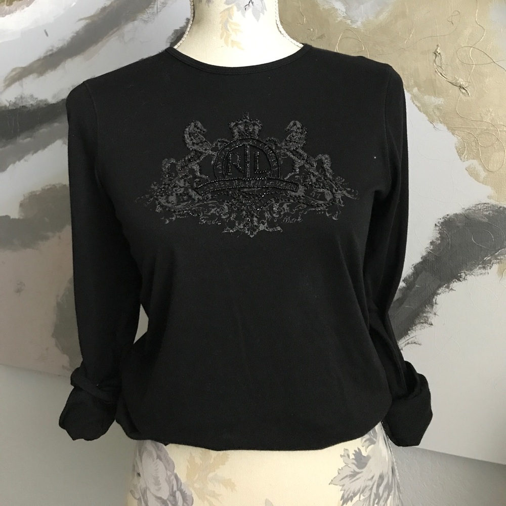 Ralph Lauren Vintage Embellished Tee