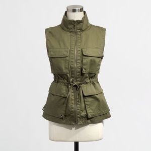 J. Crew Factory Green Utility Vest