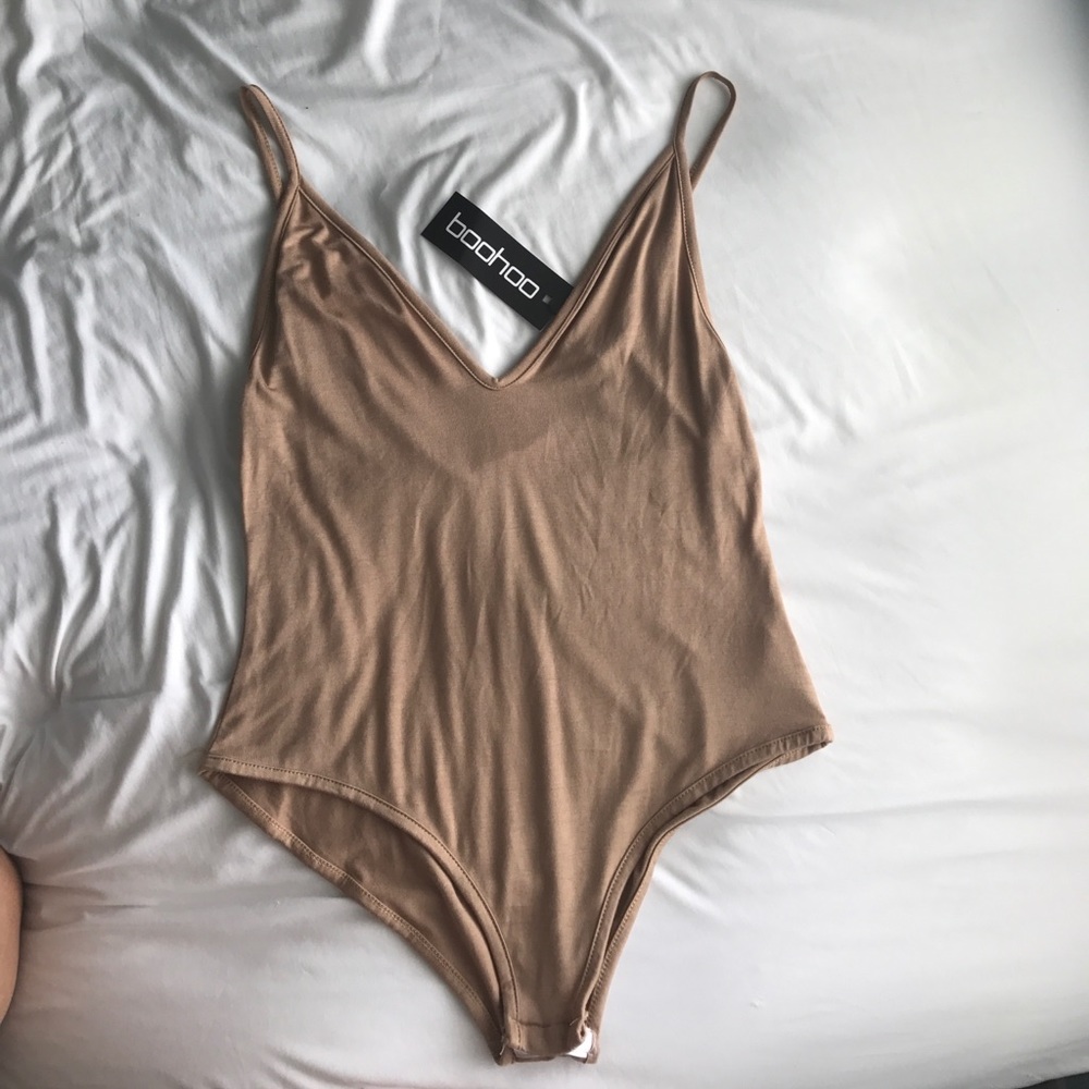 Boohoo Camel bodysuit
