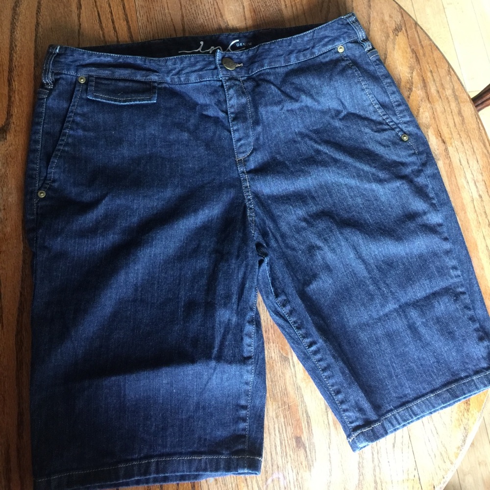 Women's INC lightweight Jean straight Capri