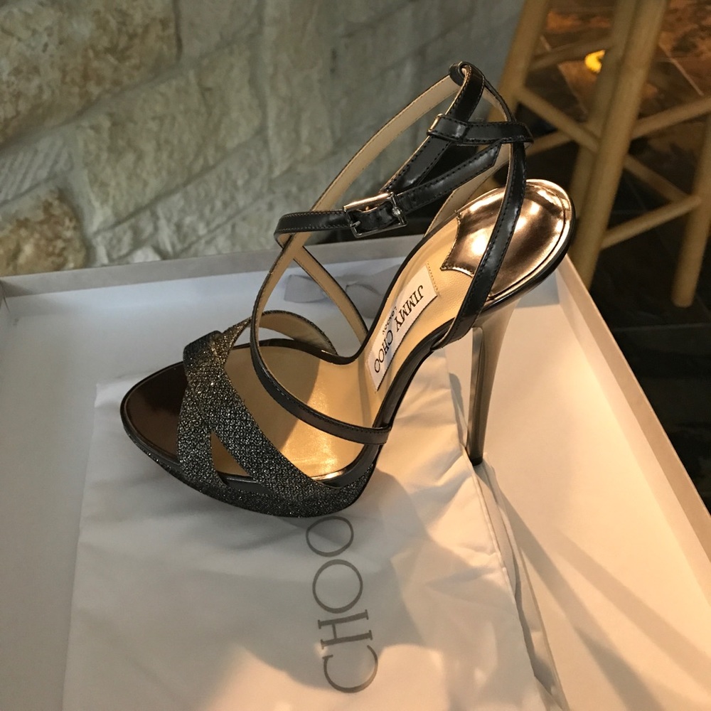 Jimmy Choo Glitter Sandal