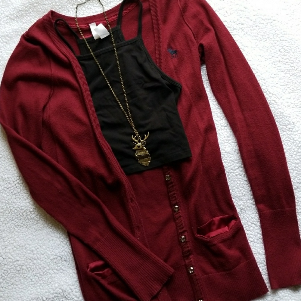 Long fall cardi