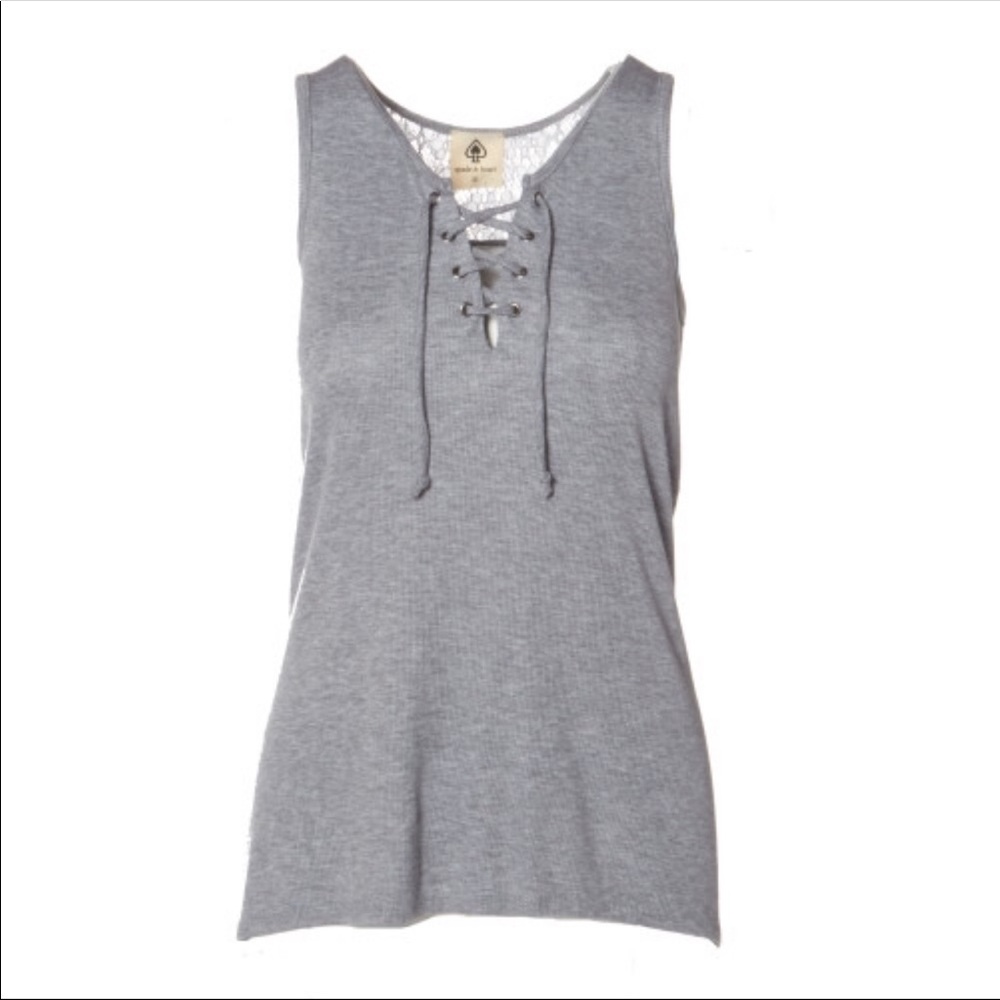 NEW Lace Up Tank