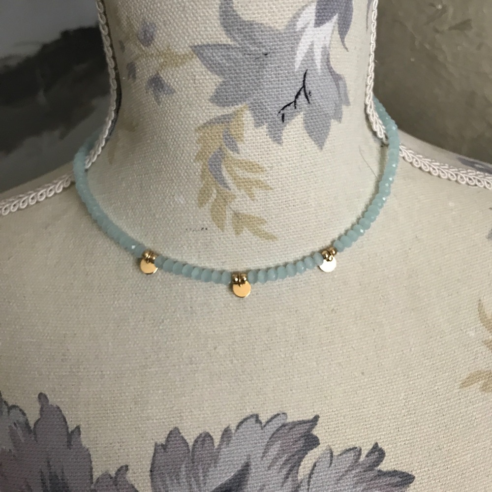 NWOT Ethiks Beaded Choker with Charms