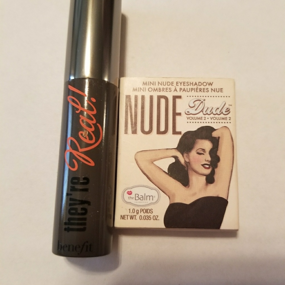 Mascara and Eyeshadow