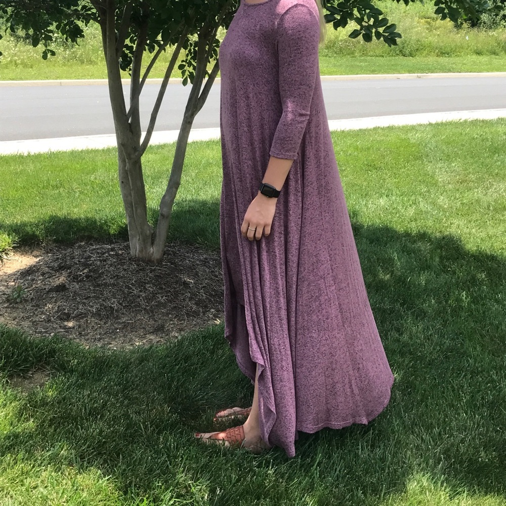 Rose colored dress