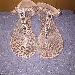 Leopard Sandals
