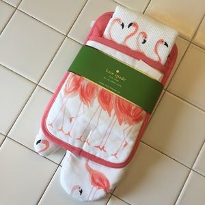 SALE✨NWT Kate Spade Flamingo Kitchen Set