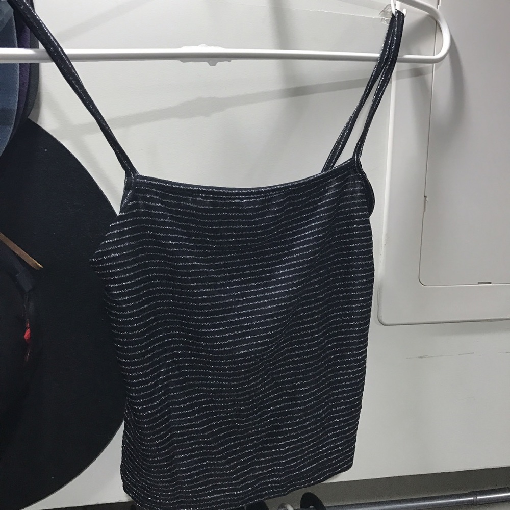 Brandy Melville glitter crop top