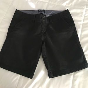 American Eagle Black Bermuda Shorts