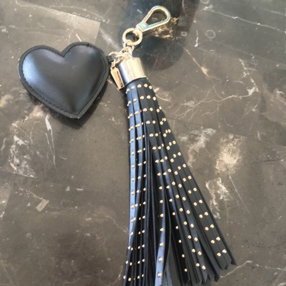 Victorias Secret Black & Gold Keychain