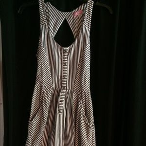 O'Neil striped backless dress