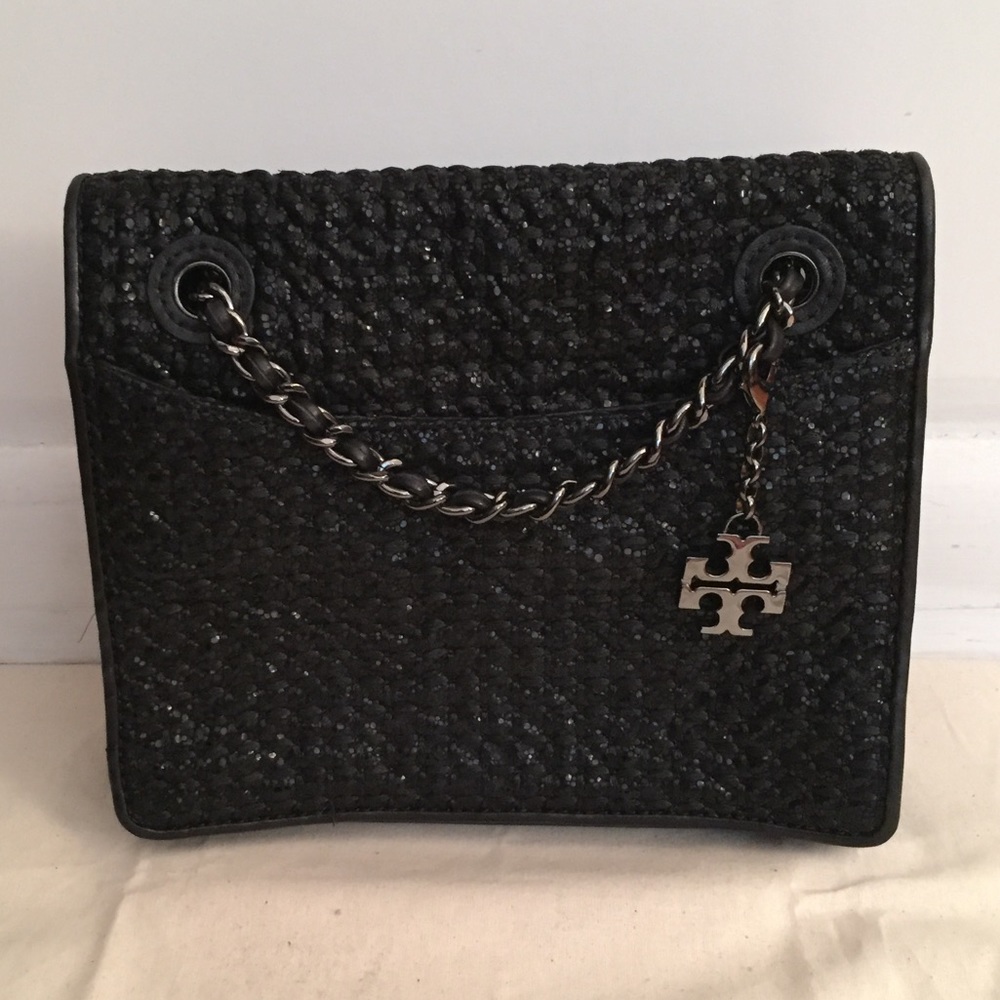 Tory Burch Fleming Metallic Quilted Shoulder Bag