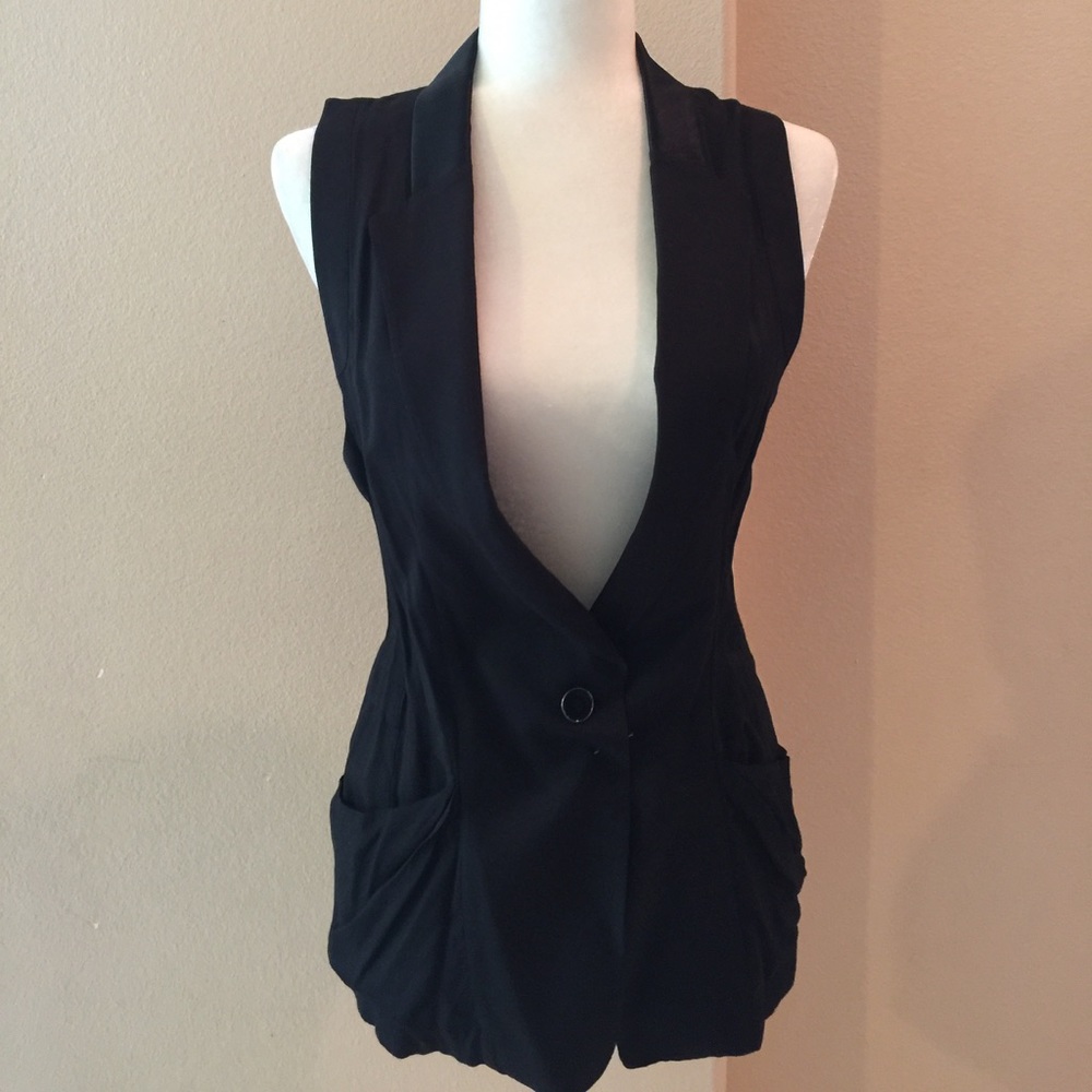 Compagna Black Light-Weight Long Vest