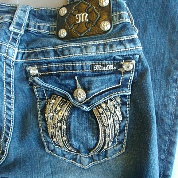 SOLD Miss me boot cut jeans size 27 - Picture 3 of 4