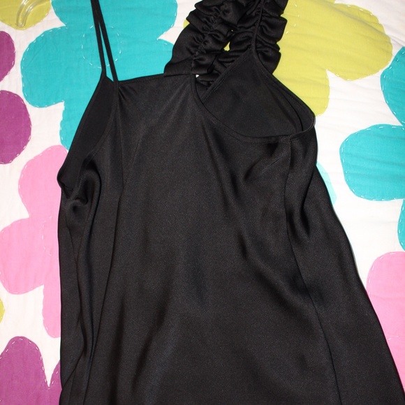 Perfect Condition Black Silky Express Top - Picture 3 of 3