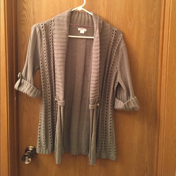 3/4 length sleeve cardigan - Picture 1 of 2