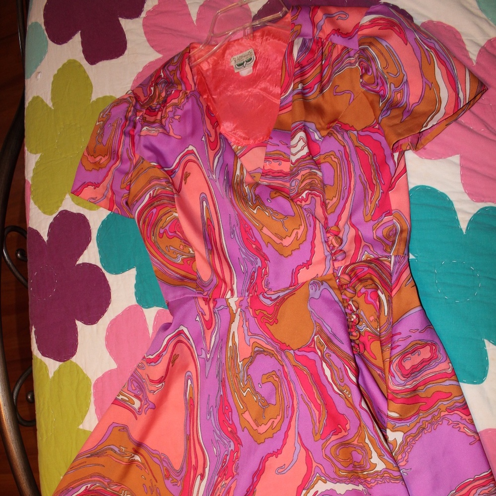 Vintage 70's Fit and Flare Dress
