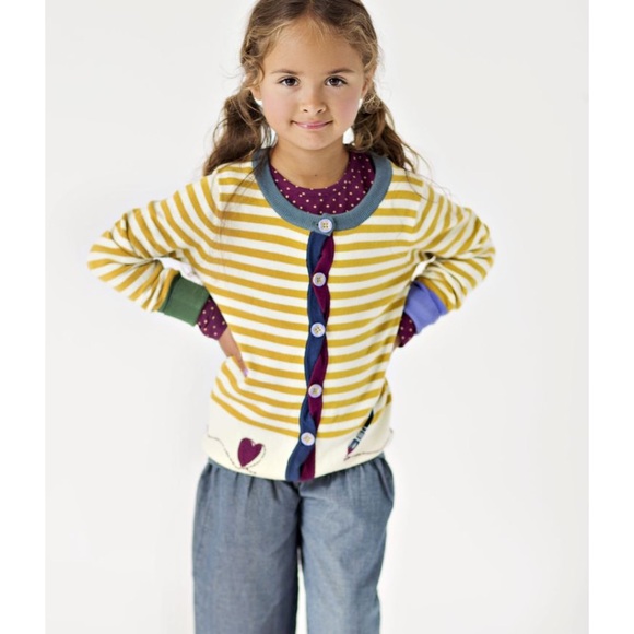 MATILDA JANE • Paint By Numbers Old Gold Cardigan Sweater - Picture 2 of 7